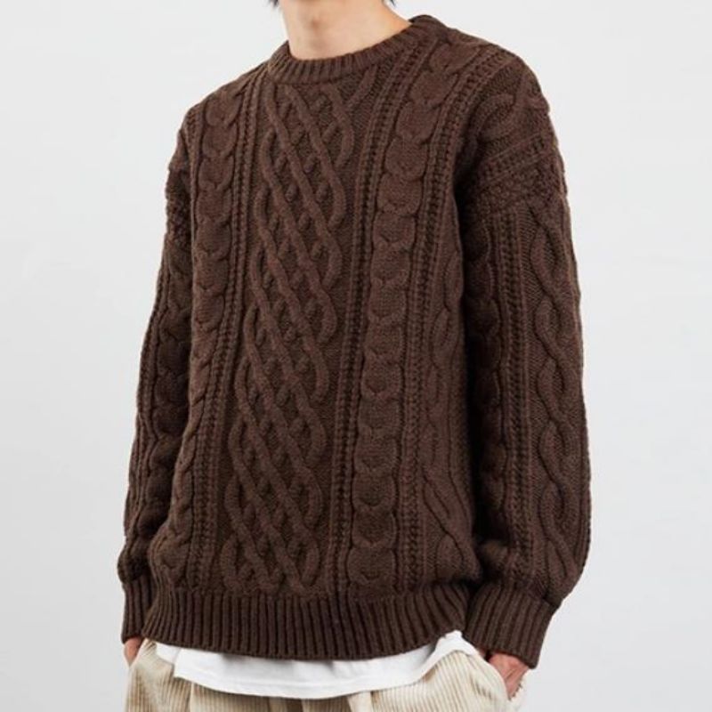Στερεό χρώμα κομψό casual jumper πλεκτά πουλόβερ